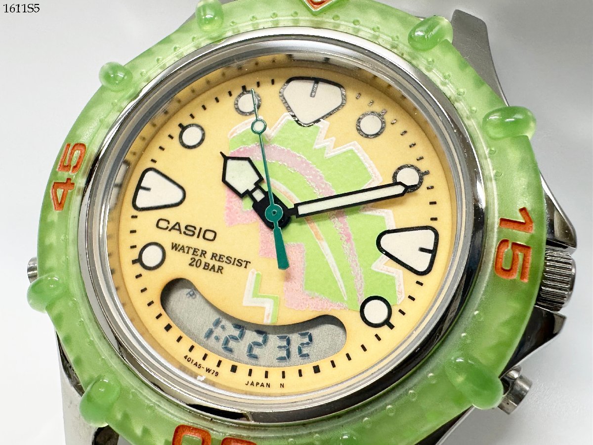 CASIO アラーム クロノグラフ カジキダイバー 腕時計 AD-726 CASIO
