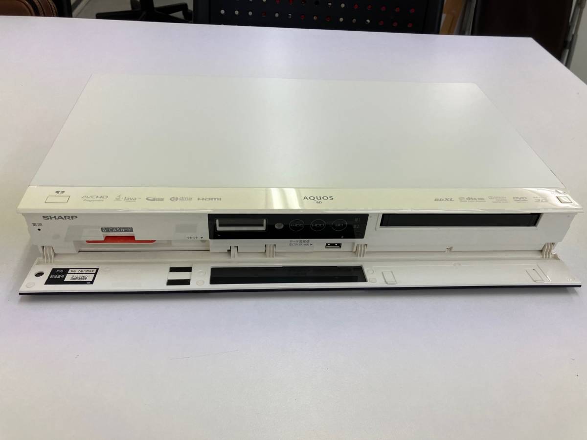 ☆良品・保証付☆SHARP AQUOS ブルーレイレコーダー BD-W570SW 2番組