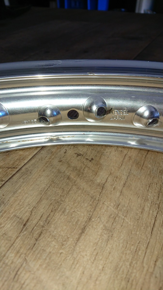 EXCEL Takasago H型アルミリム 1.85X18インチ 36穴 H型アルミリム前後