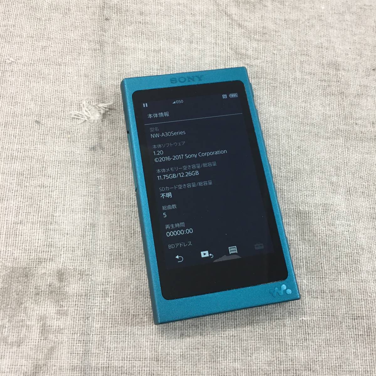 全国無料，人気 現状品 ソニー ウォークマン Aシリーズ 16GB NW-A35 : Bluetooth/microSD/ハイレゾ対応 ビリジアンブルー(本体)｜売買されたオークション情報、yahooの商品情報をアーカイブ公開 - オークファン ソニー