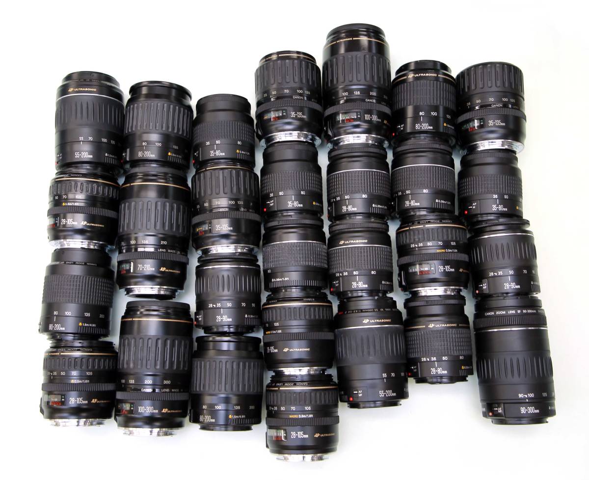 CANON EF レンズ まとめて 28点 100-300 90-300 28-105 28-80 35-135