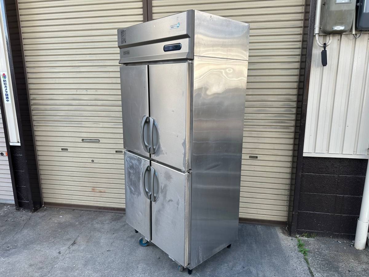 フクシマ 業務用 縦型 冷凍庫2面 冷蔵庫2面 548L 店舗 飲食店 URN 