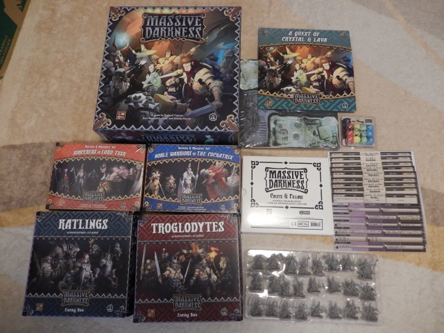 ★最終値下げ！ 英語版 Massive Darkness（マッシヴ・ダークネス）まとめセット 非売品＆限定品多数（CMON ゾンビサイド ミニチュア）