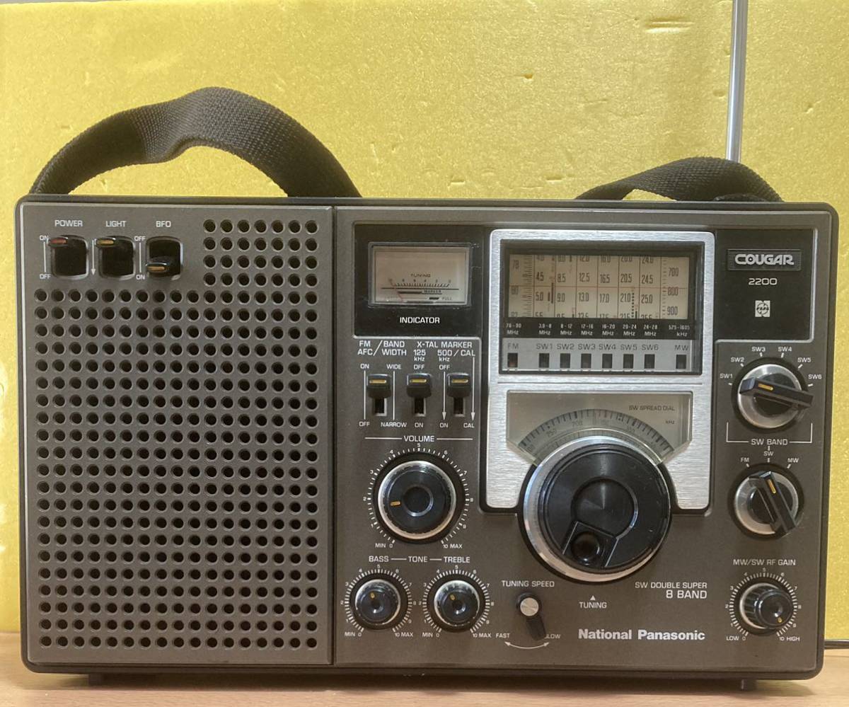 COUGAR2200（ナショナル BCLラジオ） 0 National Panasonic ポータブル