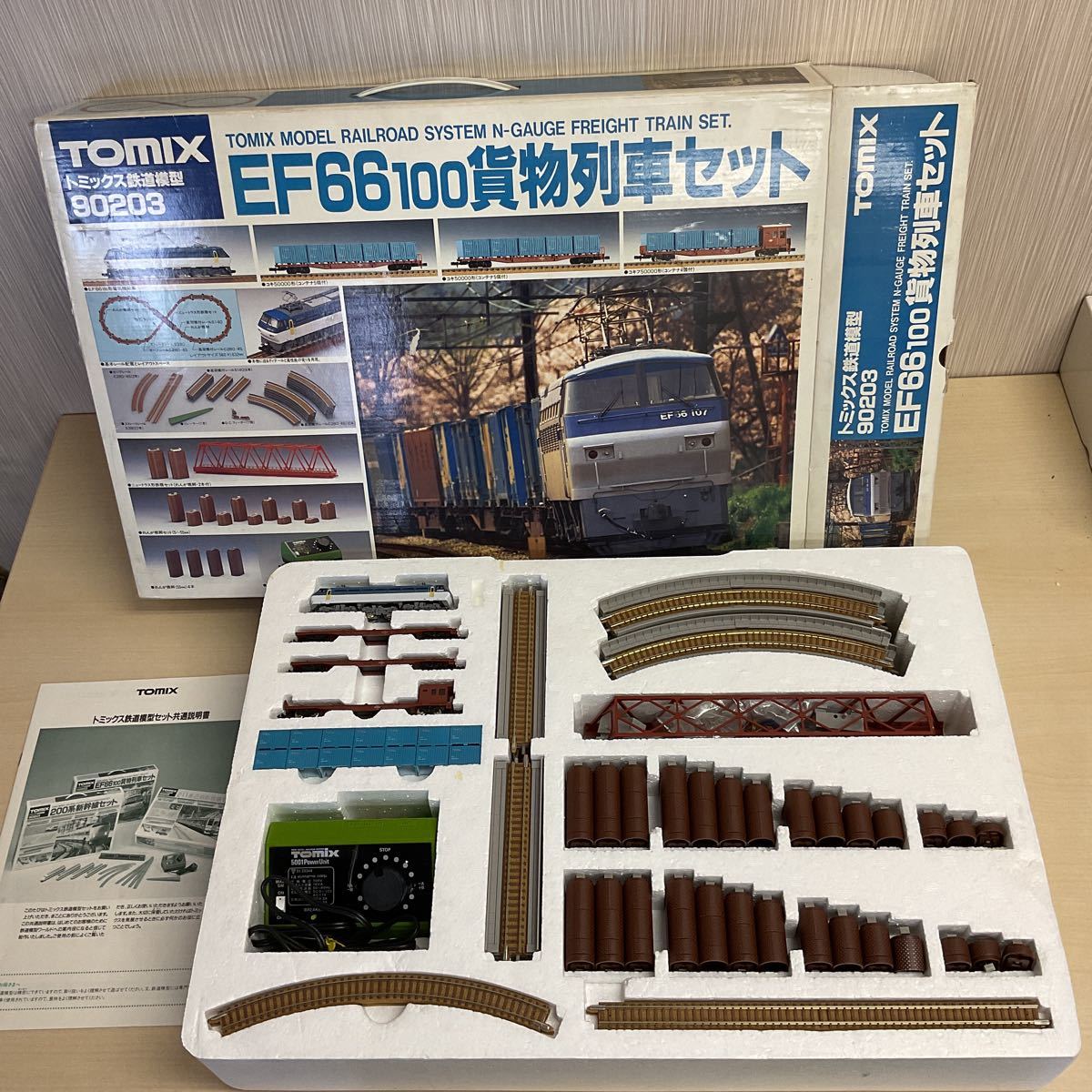 TOMIX EF66 100 貨物列車セット 90203 DS-16-120 TOMIX 鉄道模型 90203 EF66.100貨物列車セット 保管品 必ず