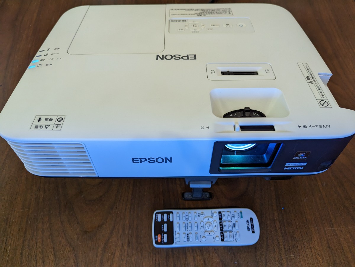 EPSON EB-2140W プロジェクター /ランプ使用 1071時間
