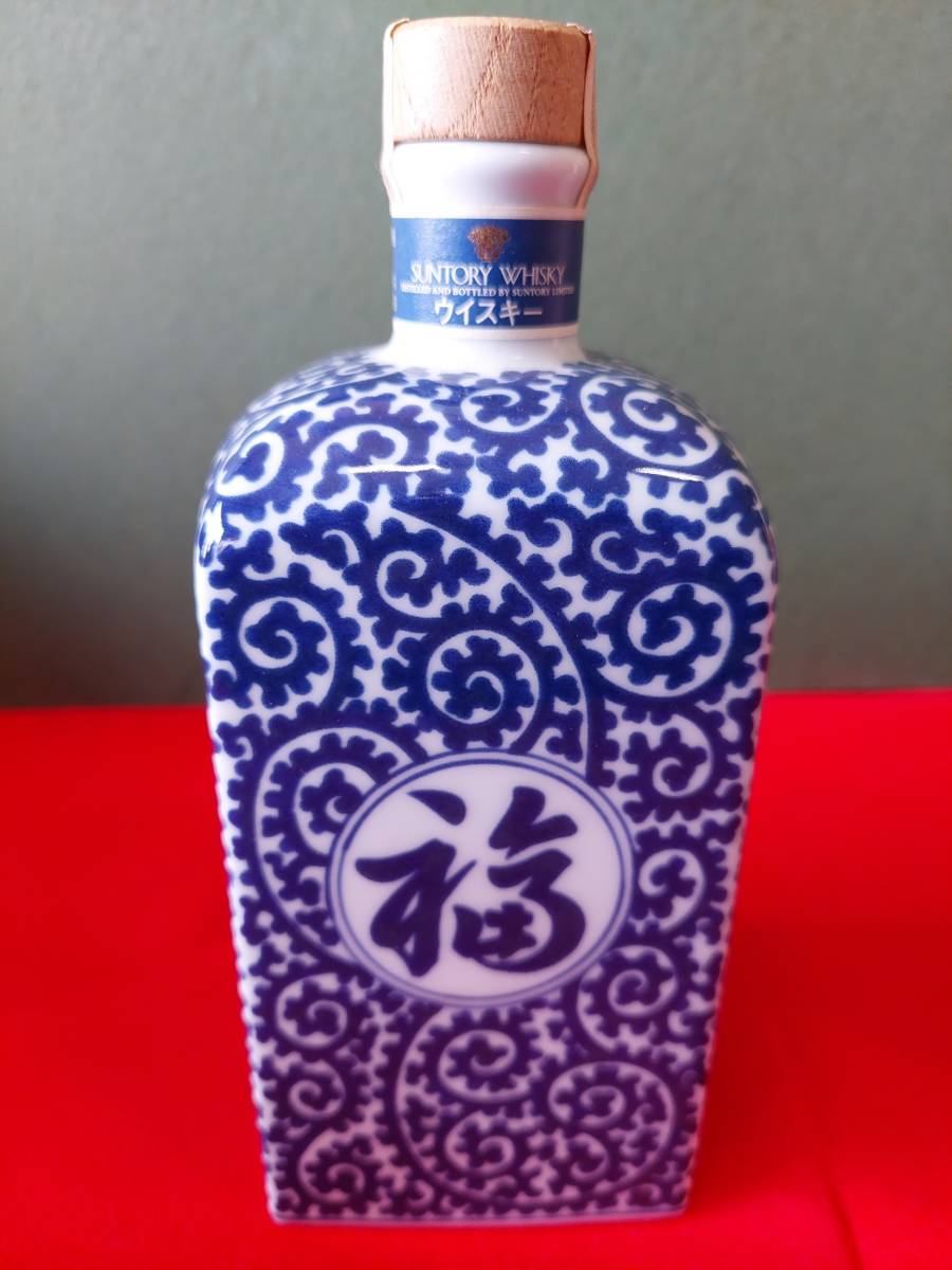 希少・お宝・掘り出し物・古酒/未開栓 サントリー 山崎/白州 赤絵蛸