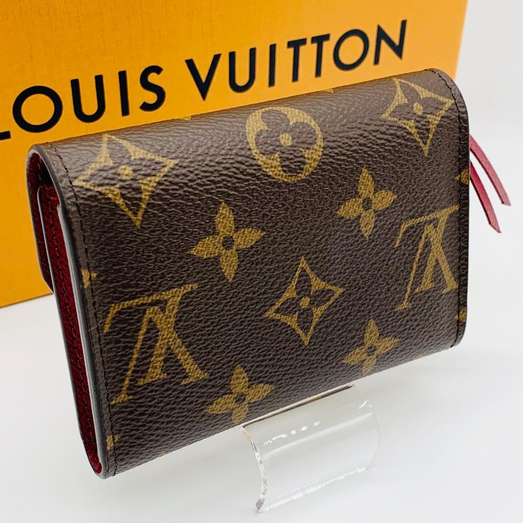 ☆超極美品☆ ルイヴィトン ポルトモネ ロザリ モノグラム フューシャ