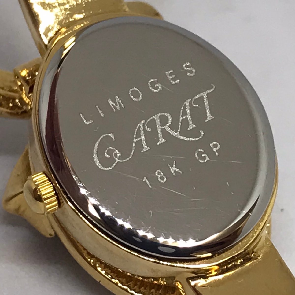 LIMOGES GARAT FRANCE 時計 LIMOGES GARAT 腕時計 バングルウォッチ