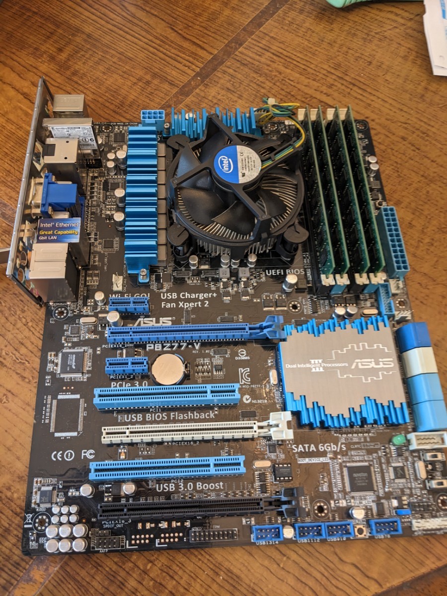PBH77-V + CORE i7-3770/16gbメモリセット P8Z77-V PRO,CORE i7-3770K＋メモリ PBH77-V + CORE i7-3770/16gb