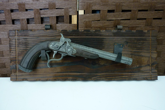 西洋銃 短銃 レプリカ モデルガン 火縄銃 ヴィンテージ風 火打ち式銃