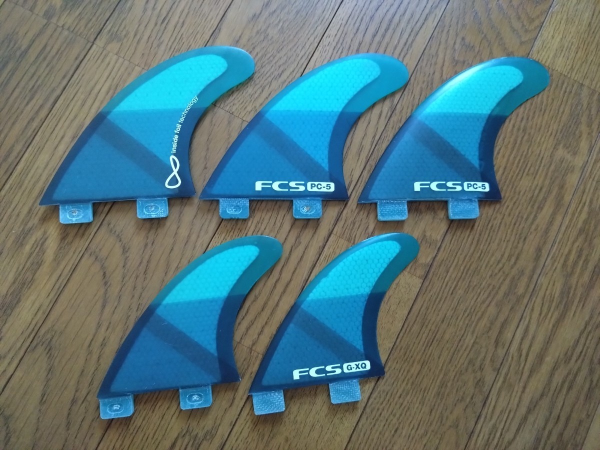 PC-5・G-XQ 5フィンセット トライク アッド FCS FIN G-XQ SURF」 fcs pc5