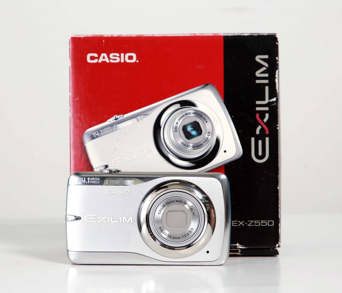 ○CASIO EX-Z550 EXILIM デジタルカメラ ピンク 通電確認済 初期化済