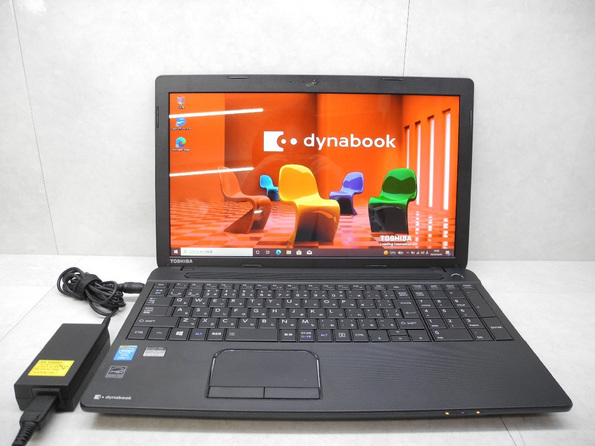 ☆第4世代☆東芝☆dynabook B354/27KB☆Core i7 2.20GHz/4GB/500GB/Sマルチ/無線/Bluetooth/カメラ/Office/Windows 10 Pro☆1円スタート☆