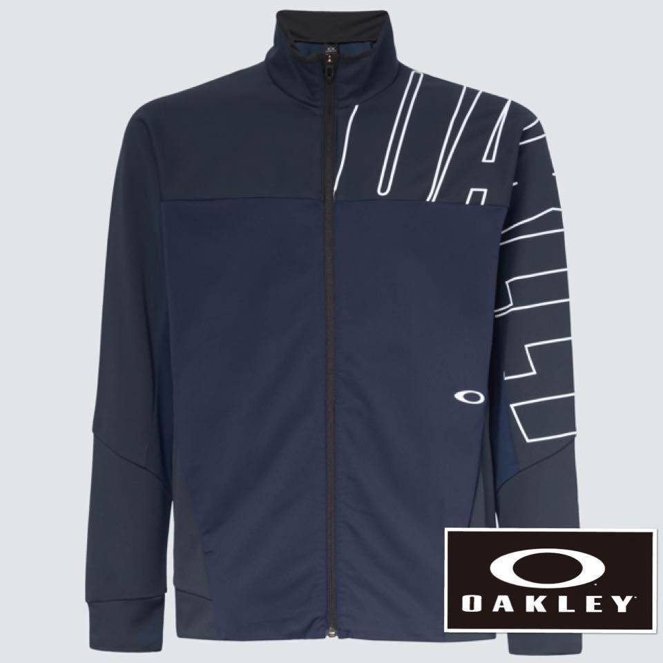 【M】新品定価8800円/春夏/オークリー(OAKLEY) ゴルフジャケット/スポーツウェア ジャージ ジャケット EN TECH トレーニングジャケット/NV