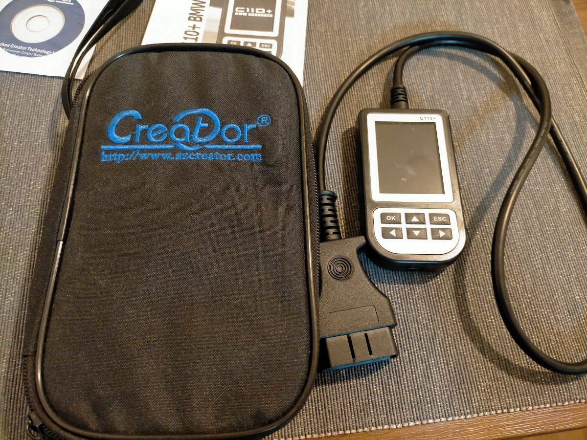 美品】Creator C110+ BMW/MINI OBD2 診断機 R53 R50 故障診断機