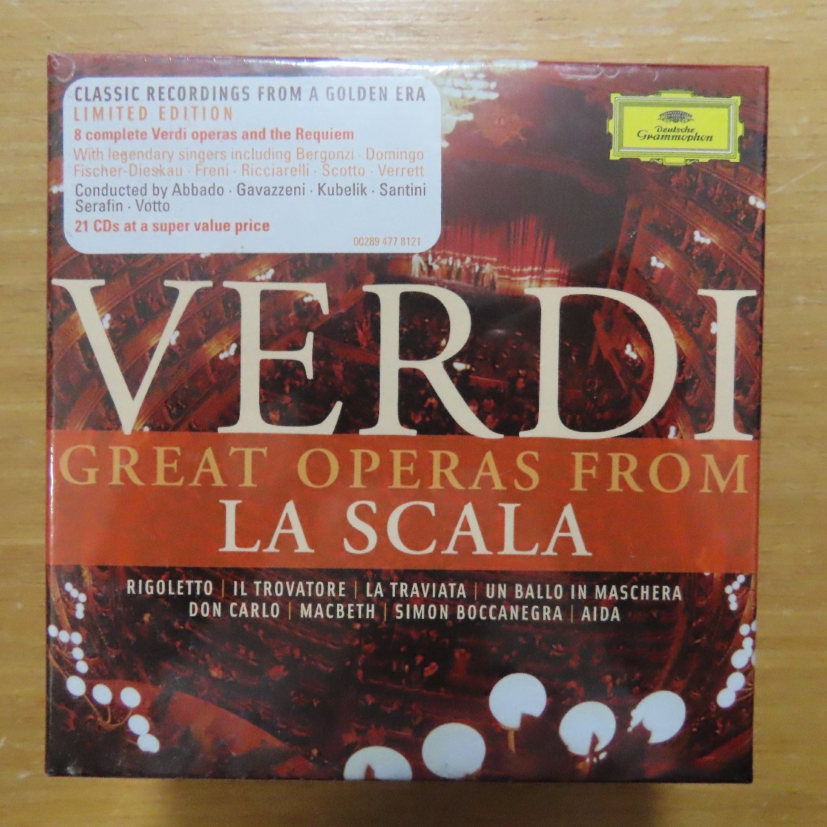 41053105;【未開封/21CDBOX】V・A / VERDI:GREAT OPERAS FROM LA
