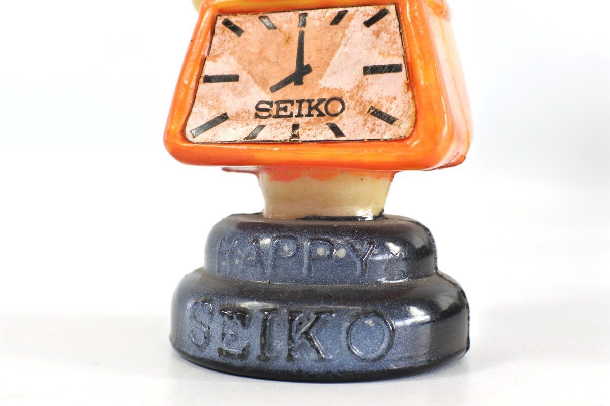 ▽希少 昭和30年代 SEIKO セイコー時計 セルロイド人形 キャラクター