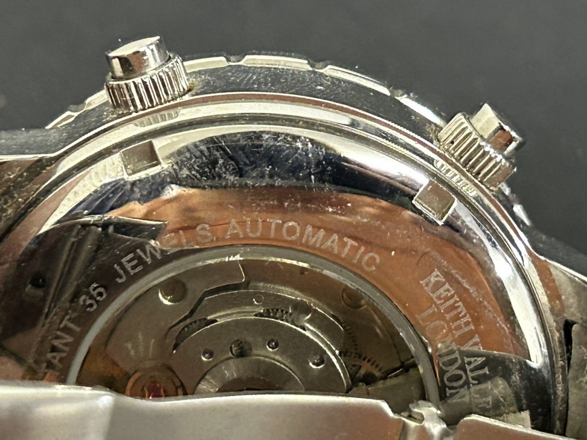 稼動品 A1 KEITH VALLER LONDON キースバリー 自動巻 35石 メンズ 