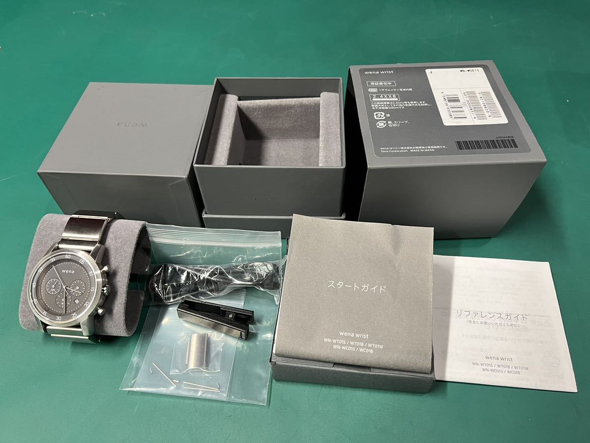 新作，人気SALE 品同様 SONY ソニー スマートウォッチ wena WN-WC01S クロノグラフ腕時計 60s(スマートウォッチ本体)｜売買されたオークション情報、yahooの商品情報をアーカイブ公開 - オークファン スマートウォッチ本体