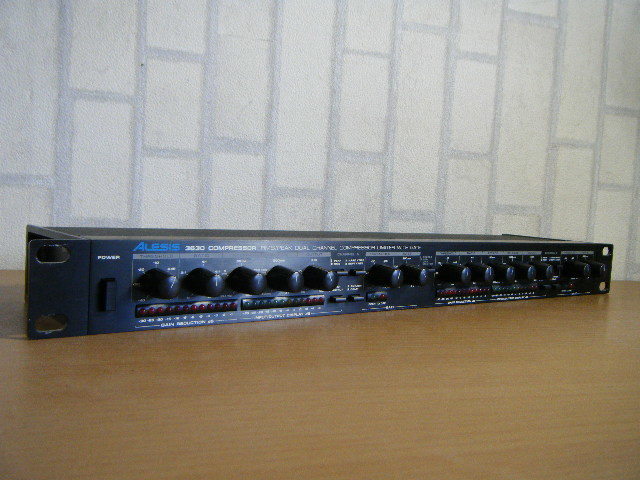 ４て７★ALESIS アレシス コンプレッサー 3630 PA機器 Compressor リミッター ゲート●ジャンク 未チェック品●