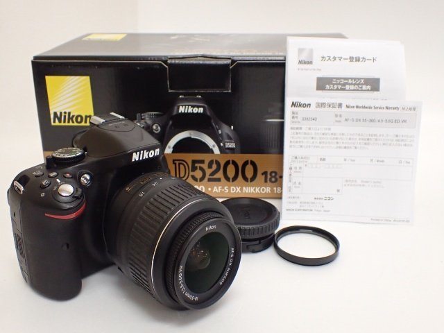 D5200 Nikon VR 18-55 レンズキット ニコン kit 18-55mm カメラ 初心者