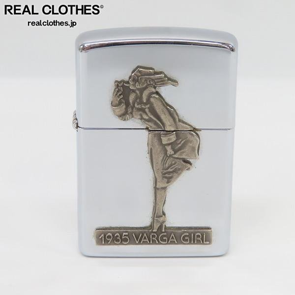 新作登場，限定SALE ZIPPO/ジッポー WINDY/ウィンディ 1935 VARGA GIRL/バルガ ガール メタル貼り/1993年製 /000(タウン＆カントリー)｜売買されたオークション情報、yahooの商品情報をアーカイブ公開 - オークファン Zippo