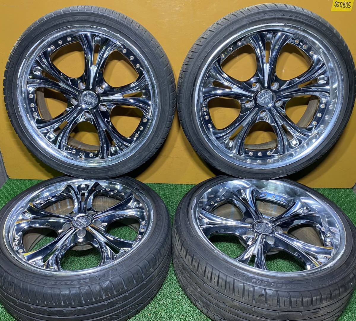 夏用 24535ZR19 RYDANZ ROADSTER ☆ 深リム WEDS KRANZE 【 19×9.5J +30 8.5J +31 PCD: 114.3×5H ハブ径:約73mm 】☆4本