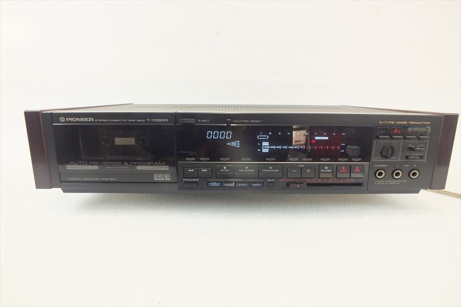 ☆ PIONEER パイオニア T-7050R カセットデッキ 音出し確認済み 中古
