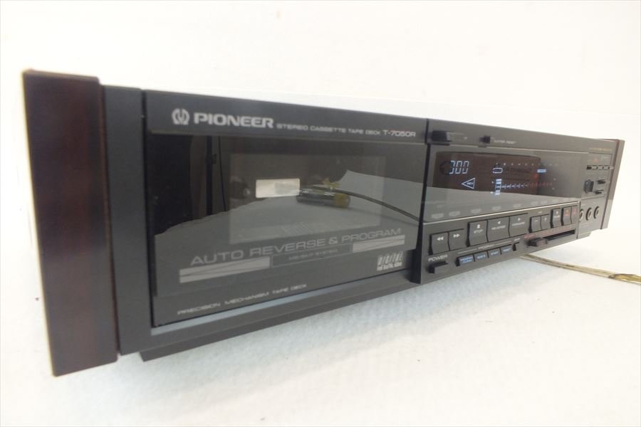 ☆ PIONEER パイオニア T-7050R カセットデッキ 音出し確認済み 中古