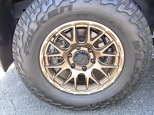 FALKEN■ファルケンワイルドピークA/T3W　265/70-17　バリ山アルミ4本セット 265／70r17 ワイルドピーク ファルケン Wildpeak Falken A&frasl;T3W｜フジ・コーポレーション