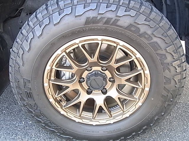 FALKEN■ファルケンワイルドピークA/T3W　265/70-17　バリ山アルミ4本セット 265／70r17 ワイルドピーク ファルケン Wildpeak Falken A&frasl;T3W｜フジ・コーポレーション