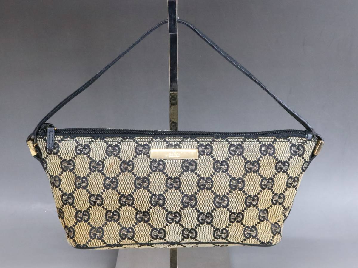 GUCCI グッチ ミニ ハンドバッグ ポーチ 039 1103 002122 キャンバス