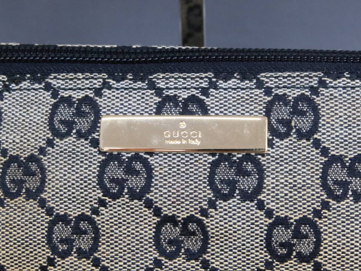 GUCCI グッチ ミニ ハンドバッグ ポーチ 039 1103 002122 キャンバス