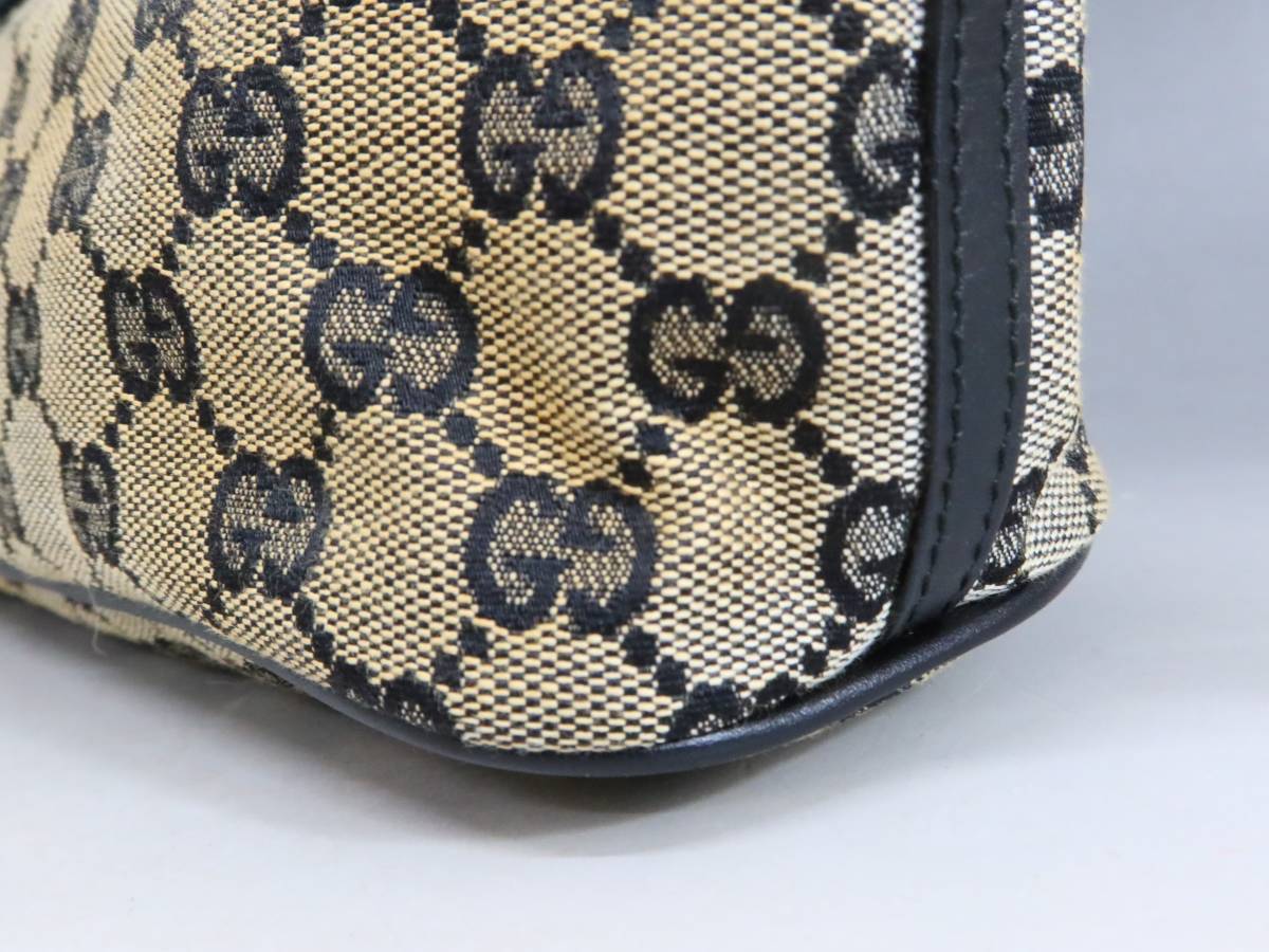 GUCCI グッチ ミニ ハンドバッグ ポーチ 039 1103 002122 キャンバス