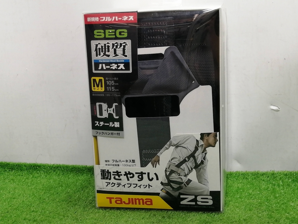 超激得，新作 Tajima タジマ 安全帯 墜落制止用器具 SEGハーネスZS フルハーネス 硬質スチールバックル 黒 Mサイズ AZSM-BK(安全帯)｜売買されたオークション情報、yahooの商品情報をアーカイブ公開 - オークフ 安全帯