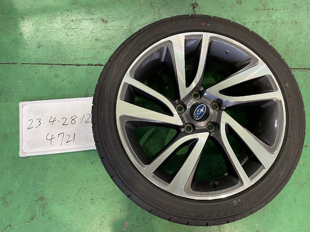 スバル レヴォーグ STI DBA-VMG 純正ホイール 18×7.5J +55 PCD114.3 4