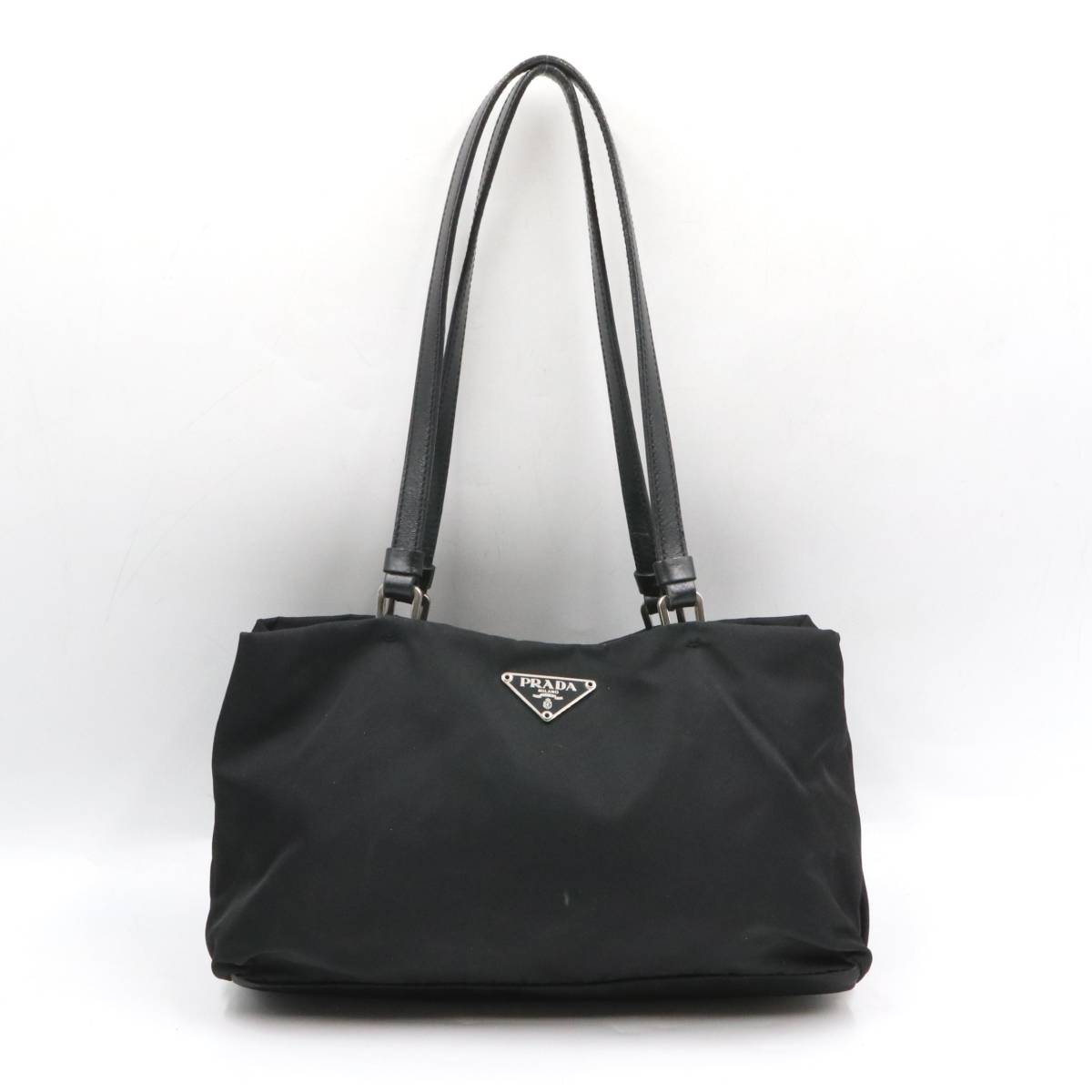 ☆PRADA プラダ テスートナイロン レザー ハンドバッグ トートバッグ 