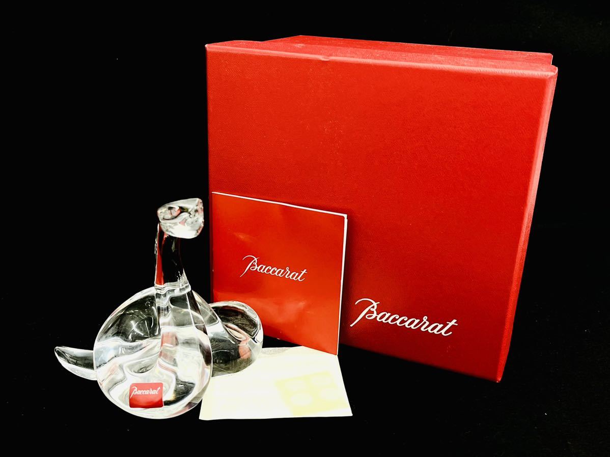 ♪ 美品 Baccarat バカラ クリスタル 蛇 スネーク アニマル フィギュ
