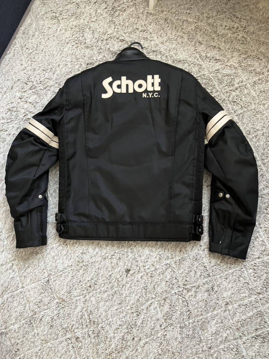 Schott メルカリ Size.40 ナイロンライダースジャケット MESH JACKET 