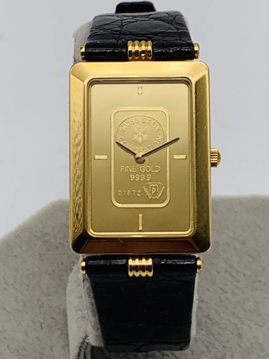 現状品 ZITURA QZ スイス銀行 インゴット 999.9 FINE GOLD 57891B