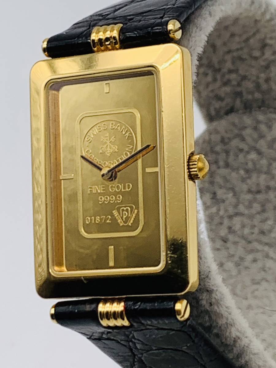 現状品 ZITURA QZ スイス銀行 インゴット 999.9 FINE GOLD 57891B