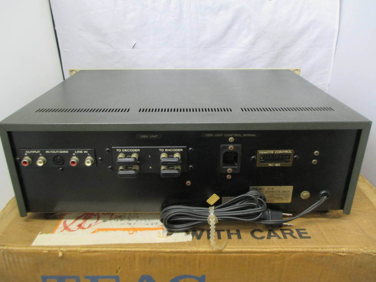 C-3 TEAC 難あり 元箱 ティアック ティアック TEAC カセットデッキ