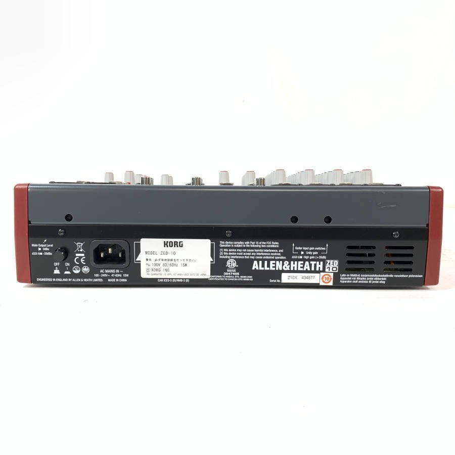 ALLEN&HEATH アレンアンドヒース ZED10 ミキサー KORG正規輸入品☆1