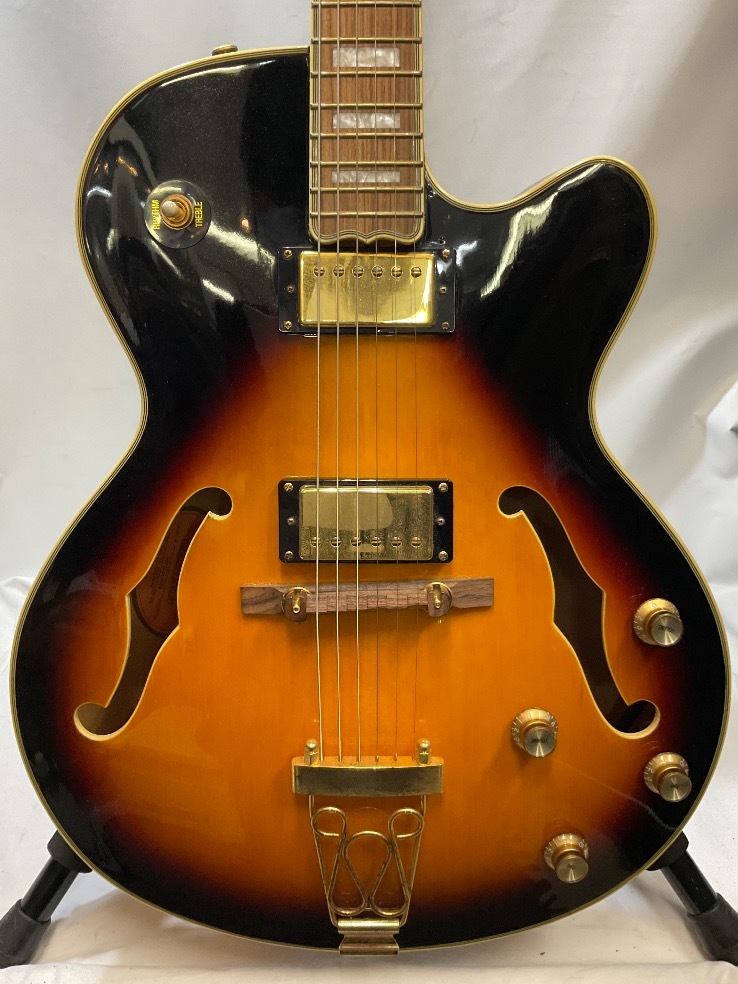 u51494 Epiphone [joe pass Emperor PRO] 中古 フルアコ 動作ok Pass