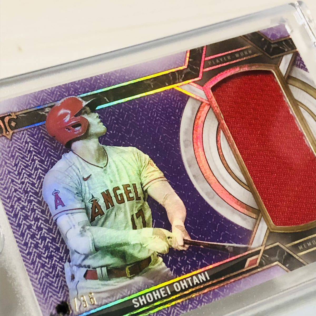 ☆世界に36枚☆ レア大谷翔平 topps ユニフォームパッチ カード 