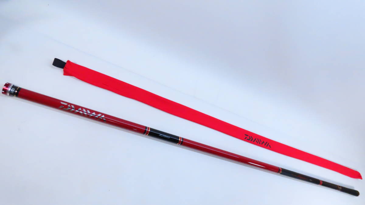 ダイワ【美品】銀影競技メガトルク 急瀬抜 95 (06221136) 定価319000円の品◆全長9.5m 仕舞143cm 標準自重270g 先径2.0mm 錘0-10号◆d281