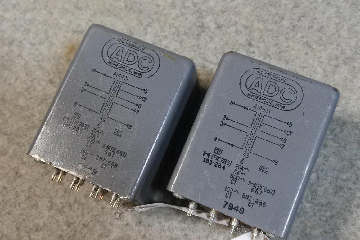 米国　ADC　ライン用出力トランス　Line OPT　5ｋ-20kSE：35-150-600　2個セット　まとめて配送可能　￥1000スタート！！