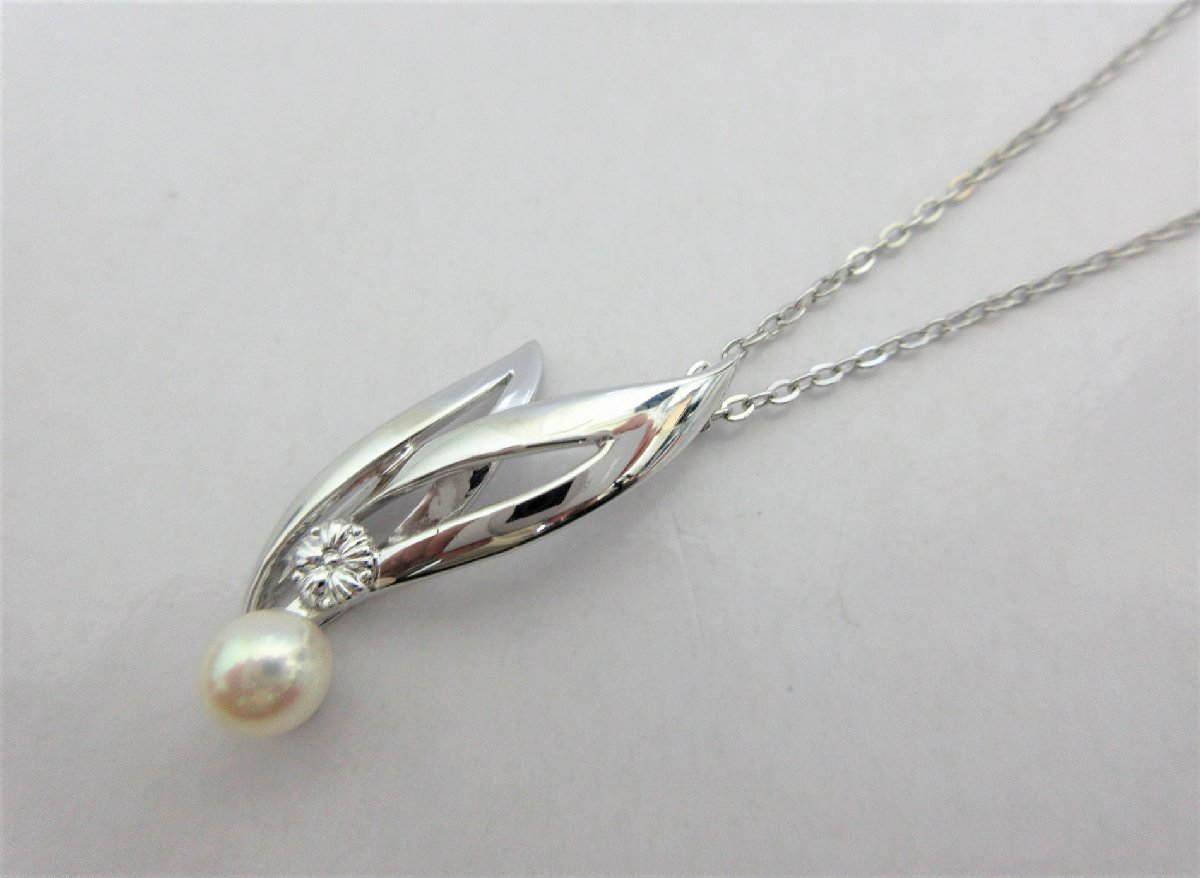 人気定番，定番人気】 MIKIMOTO/ミキモト：パール ネックレス 