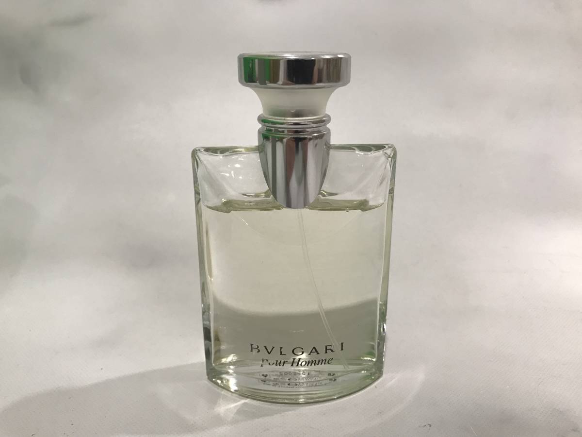 人気定番，正規品 残量約8割程度 BVLGARI ブルガリ pour Homme